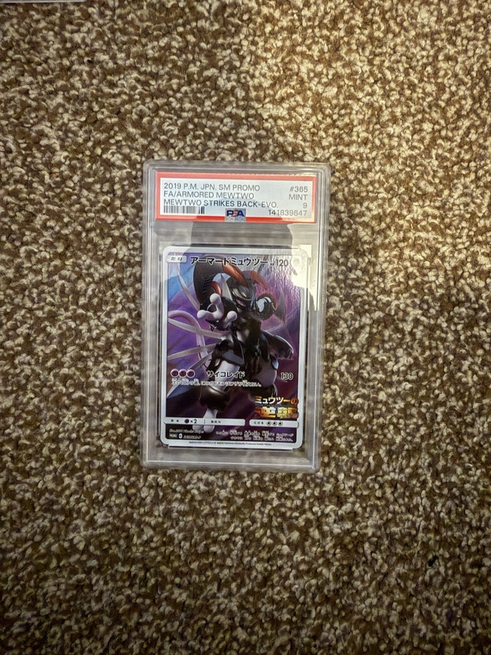 Pokémon TCG - PSA 9 Armoured Mewtwo 365/SM-P - 2019 Japanese Mewtwo Strikes Back